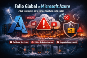 Lee más sobre el artículo Cuando la nube también falla: la caída de Azure y la fragilidad de la infraestructura digital